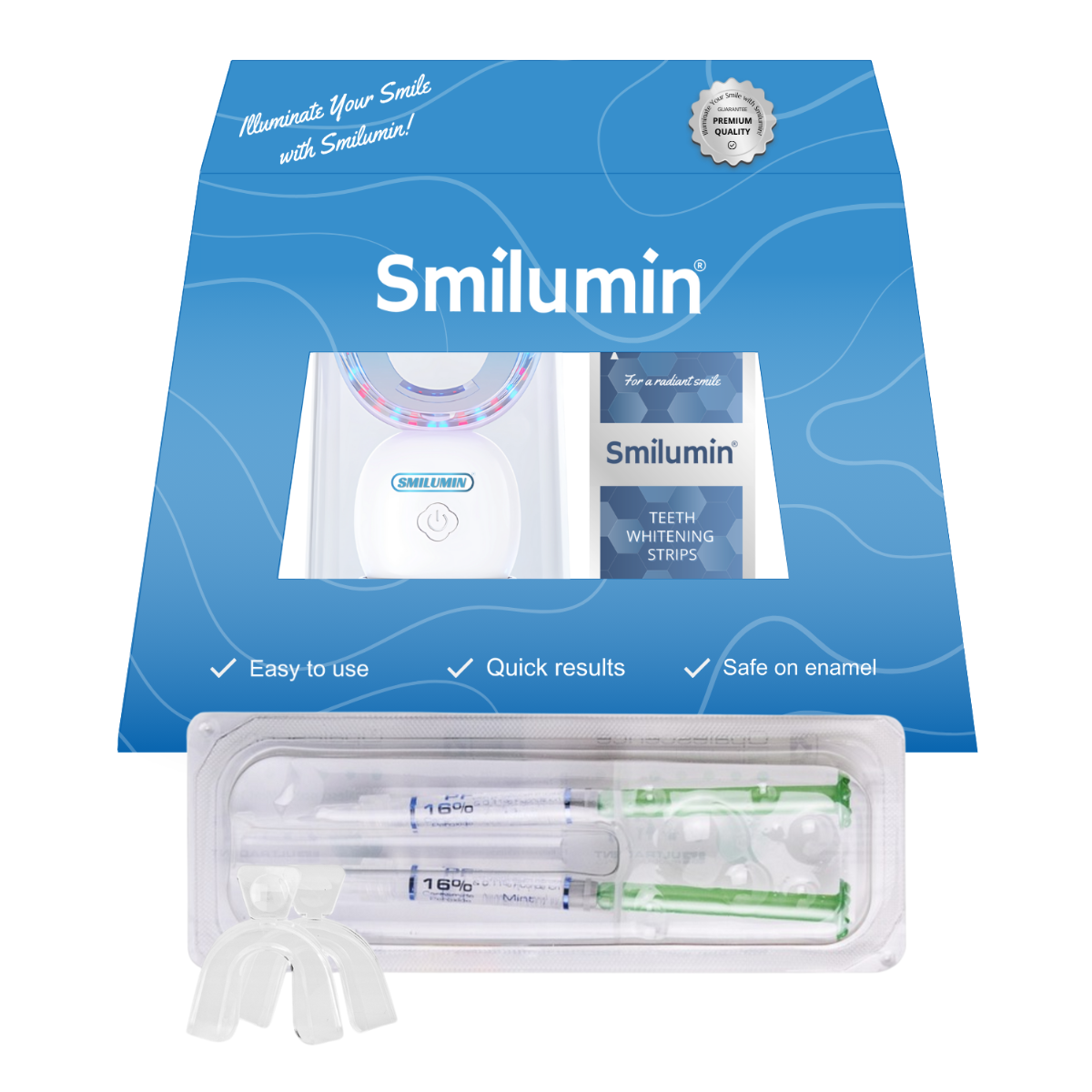 Smilumin + Opalescence 16% Mint – Set pentru albirea și îngrijirea dinților