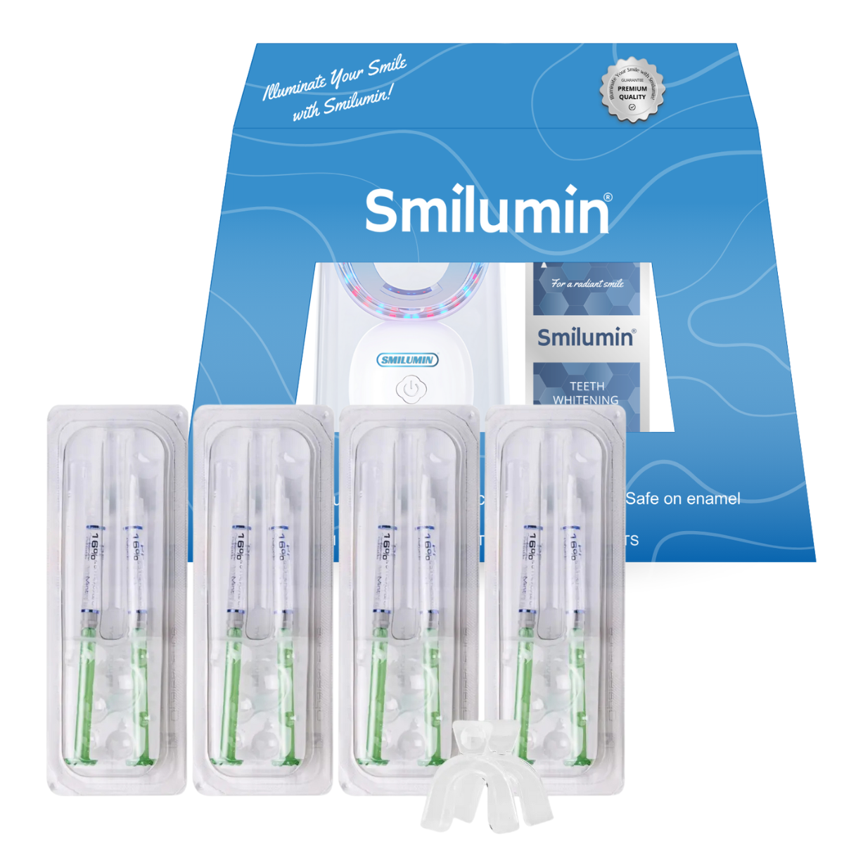 Smilumin + Opalescence 16% Mint – Set pentru albirea și îngrijirea dinților