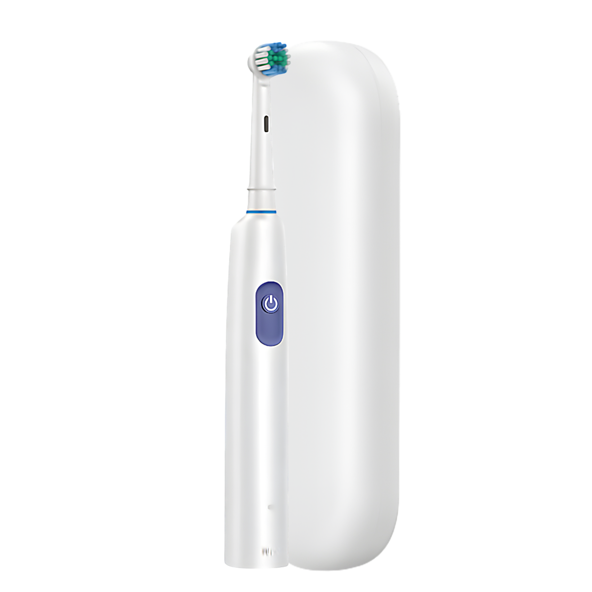 Elektrická zubná kefka Deep Clean biela + 4 hlavice