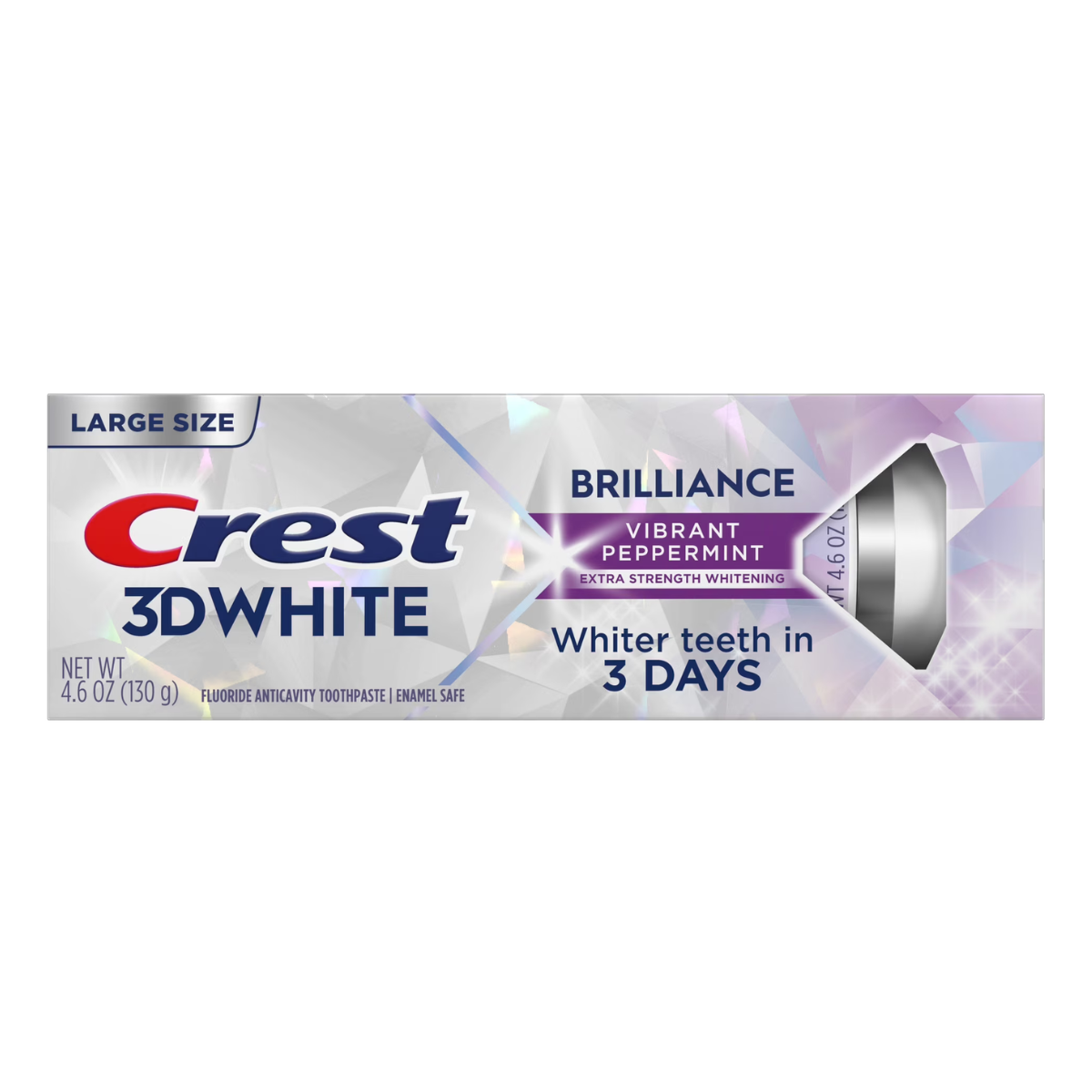 Pastă de dinți Crest 3D White Brilliance Vibrant Peppermint 130g