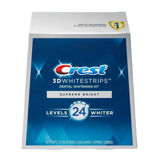 Benzi de albire Crest 3D Supreme Bright 24 Levels Whiter Whitestrips