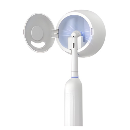 Elektrická zubná kefka čierna + 2 hlavice + UV sterilizátor